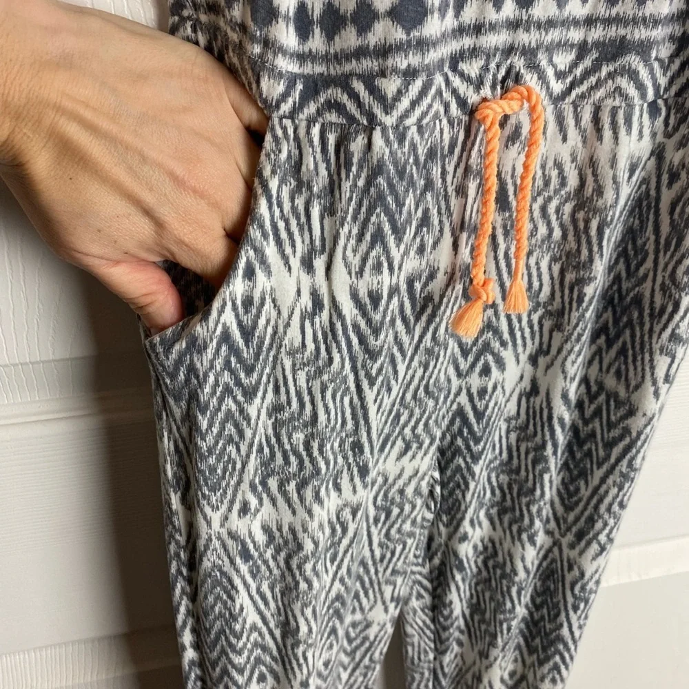 OshKosh Girls Pant Jumpsuit Gray with Orange